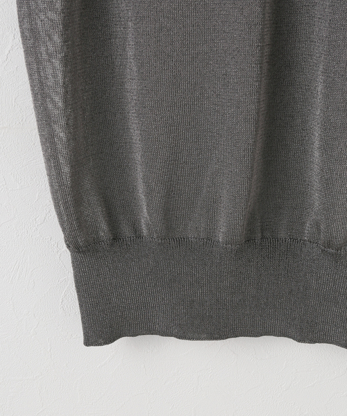 plage(プラージュ)の「CURRENTAGE / カレンテージ METALIC C/KNIT トップス(ニット/セーター・レディース・チャコールグレー・FREE)」の9枚目の写真