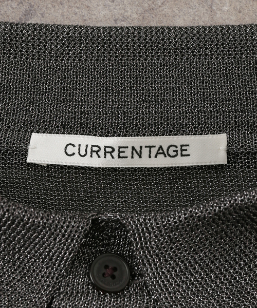 plage(プラージュ)の「CURRENTAGE / カレンテージ METALIC C/KNIT トップス(ニット/セーター・レディース・チャコールグレー・FREE)」の8枚目の写真