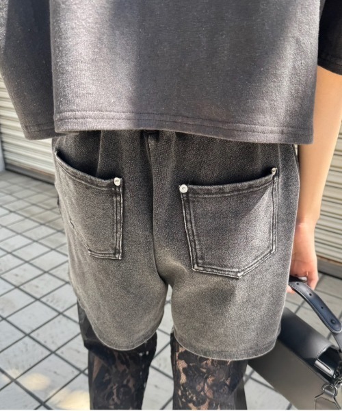 MEDI DENIM LIKE SHORT PANTS（その他パンツ）｜Ameri（アメリ