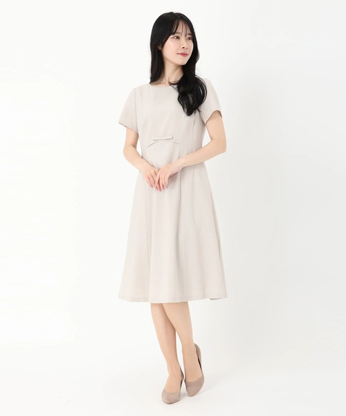 新品同様ストロベリーフィールズ★リボンモチーフワンピース セール】ナチュレクロス_リボンモチーフワンピース（ワンピース