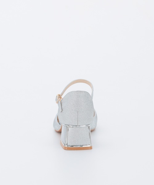 haremode（ハレモード）の「ミラージュチャンキーヒール オケージョンパンプス（パンプス・レディース・ベージュ/シルバー/ブラック・22.5cm/23cm/23.5cm/24cm/24.5cm）」の15枚目の写真