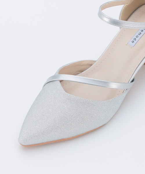 ミラージュチャンキーヒール パーティー オケージョン パンプス