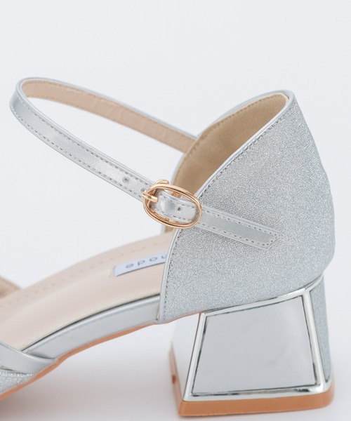 haremode（ハレモード）の「ミラージュチャンキーヒール オケージョンパンプス（パンプス・レディース・ベージュ/シルバー/ブラック・22.5cm/23cm/23.5cm/24cm/24.5cm）」の17枚目の写真
