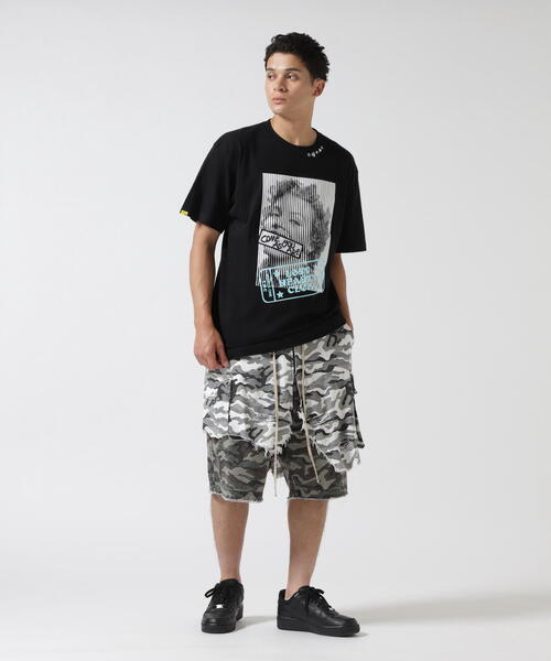 FR(13)NDS（フレンズ）の「FR(13)NDS /フレンズ/Fake Layered Cargo SHORTS（カーゴパンツ・メンズ・ホワイト/ブラック・F）」の8枚目の写真
