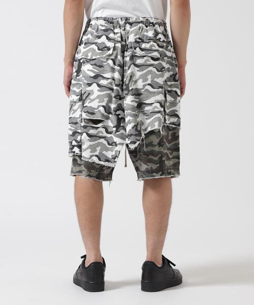 FR(13)NDS（フレンズ）の「FR(13)NDS /フレンズ/Fake Layered Cargo SHORTS（カーゴパンツ・メンズ・ホワイト/ブラック・F）」の10枚目の写真
