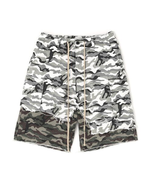 FR(13)NDS（フレンズ）の「FR(13)NDS /フレンズ/Fake Layered Cargo SHORTS（カーゴパンツ・メンズ・ホワイト/ブラック・F）」の17枚目の写真