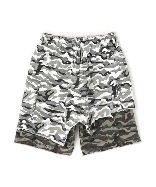 FR(13)NDS（フレンズ）の「FR(13)NDS /フレンズ/Fake Layered Cargo SHORTS（カーゴパンツ・メンズ・ホワイト/ブラック・F）」の18枚目の写真