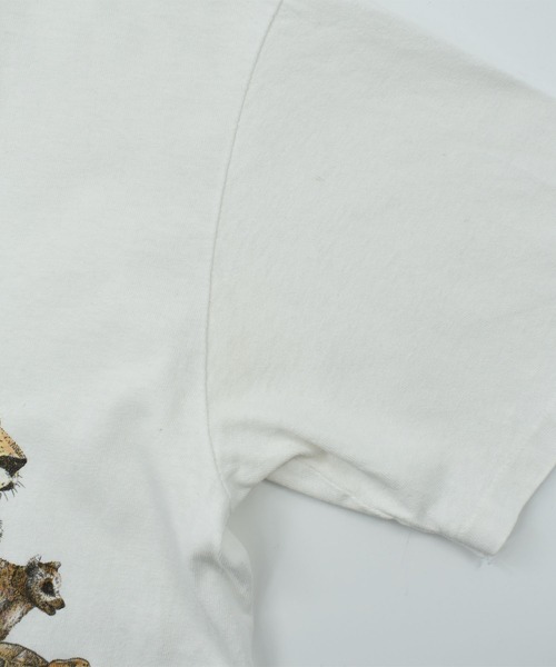 VINTAGE(ヴィンテージ)の「【USED】90’s Stedman “Earth day” アニマル Tシャツ(Tシャツ/カットソー・メンズ・ホワイト・LARGE)」の2枚目の写真