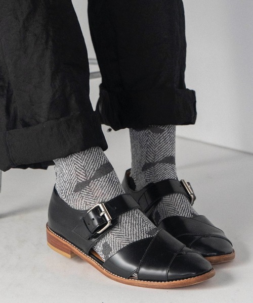 mintdesigns（ミントデザインズ）の「CANDY SOCKS（ソックス/靴下・レディース・ブラック/パープル/レッド・M）」の5枚目の写真