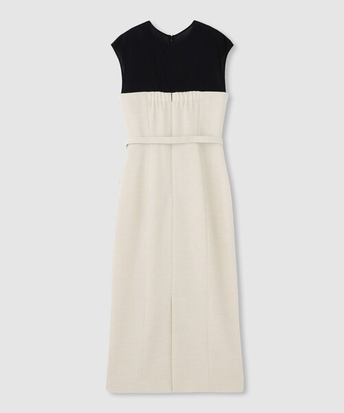 allureville（アルアバイル）の「コンパクトツイルカットコンビワンピース（ワンピース・レディース・アイボリー/グレー系その他・2/1）」の6枚目の写真