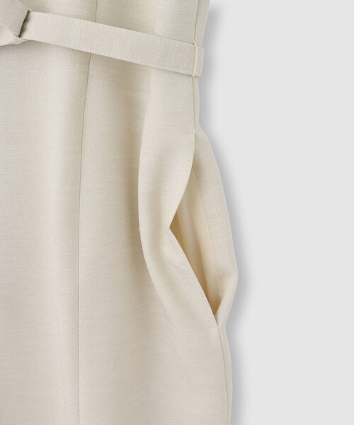 allureville（アルアバイル）の「コンパクトツイルカットコンビワンピース（ワンピース・レディース・アイボリー/グレー系その他・2/1）」の10枚目の写真