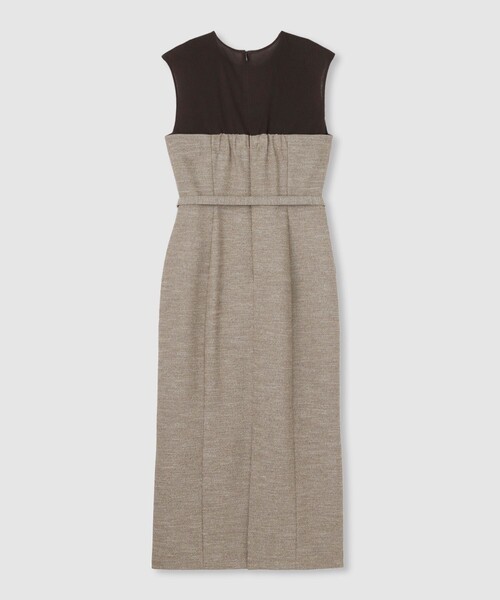 allureville（アルアバイル）の「コンパクトツイルカットコンビワンピース（ワンピース・レディース・アイボリー/グレー系その他・2/1）」の19枚目の写真