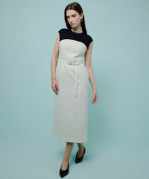 allureville | コンパクトツイルカットコンビワンピース(ワンピース)