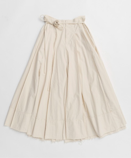 MAISON SPECIAL（メゾンスペシャル）の「Pleated Cotton Pants/コットンプリーツパンツ（その他パンツ・レディース・ブラック/ベージュ/オフホワイト・36/38）」の16枚目の写真