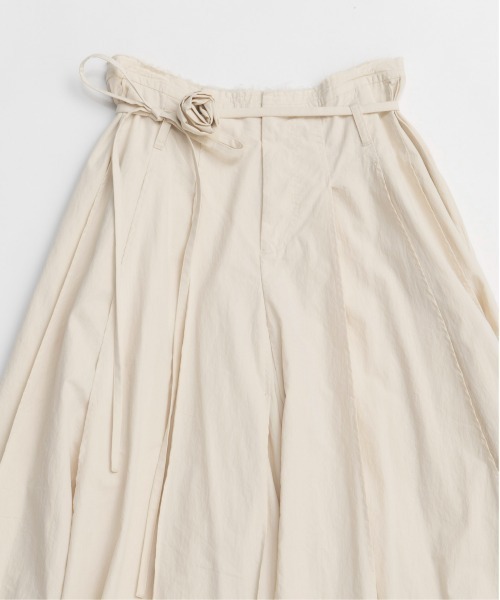 MAISON SPECIAL（メゾンスペシャル）の「Pleated Cotton Pants/コットンプリーツパンツ（その他パンツ・レディース・ブラック/ベージュ/オフホワイト・36/38）」の18枚目の写真