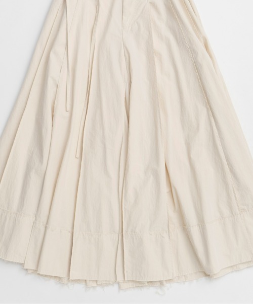 MAISON SPECIAL（メゾンスペシャル）の「Pleated Cotton Pants/コットンプリーツパンツ（その他パンツ・レディース・ブラック/ベージュ/オフホワイト・36/38）」の21枚目の写真