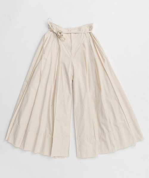 MAISON SPECIAL（メゾンスペシャル）の「Pleated Cotton Pants/コットンプリーツパンツ（その他パンツ・レディース・ブラック/ベージュ/オフホワイト・36/38）」の17枚目の写真