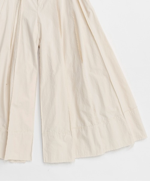 Pleated Cotton Pants/コットンプリーツパンツ【MAISON SPECIAL/メゾン