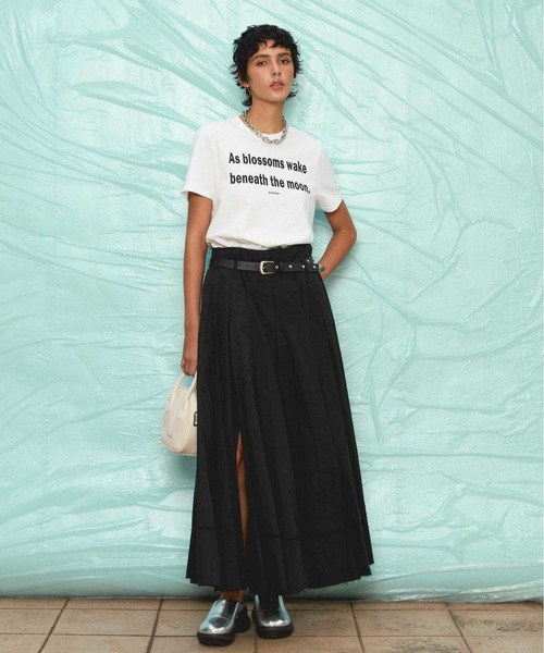 MAISON SPECIAL（メゾンスペシャル）の「Pleated Cotton Pants/コットンプリーツパンツ（その他パンツ・レディース・ブラック/ベージュ/オフホワイト・36/38）」の6枚目の写真