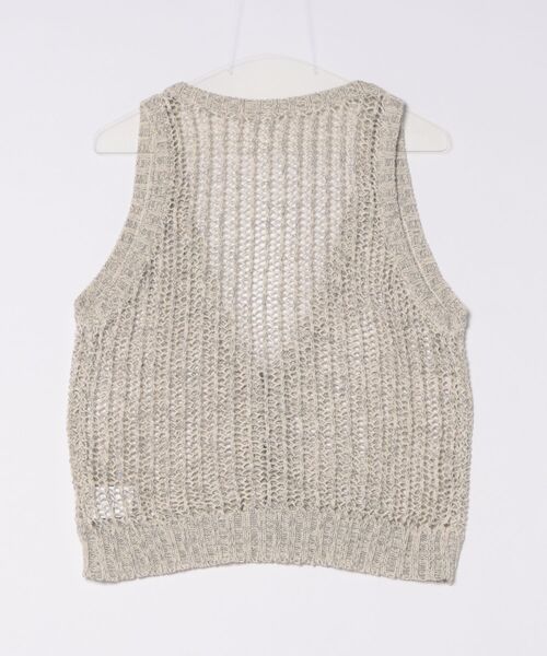 ANAP（アナップ）の「透かし編み ニット ベスト（ベスト・レディース・ブラック/アイボリー・FREE）」の10枚目の写真