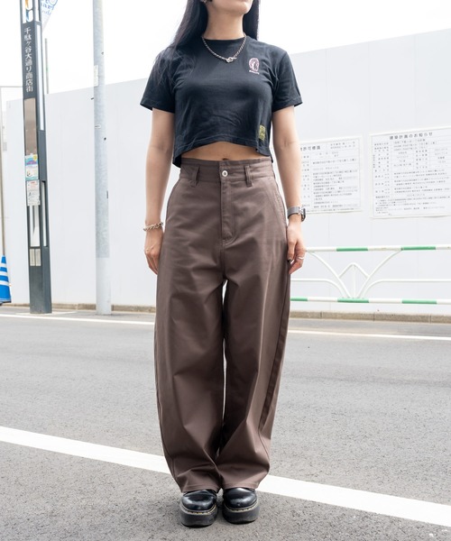 セール】Wide egg chino pants（チノパンツ）｜Subciety
