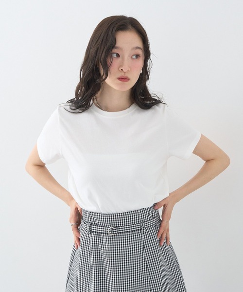 earth music&ecology(アースミュージックアンドエコロジー)の「SET2点コンパクトTEE+マルチwayニットビスチェ(Tシャツ/カットソー・レディース・ライトグレー/ブラック/ブラウン・FREE)」の19枚目の写真