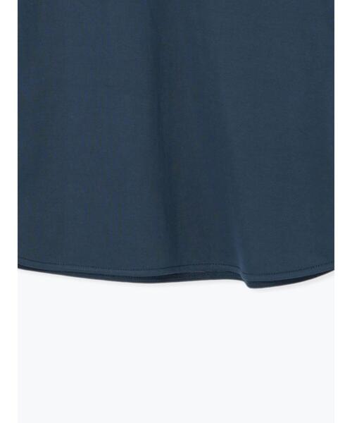 Lugnoncure（ルノンキュール）の「プレーティング袖タックTシャツ（Tシャツ/カットソー・レディース・イエロー/ネイビー/ベージュ/オフホワイト/ブラック・F）」の7枚目の写真