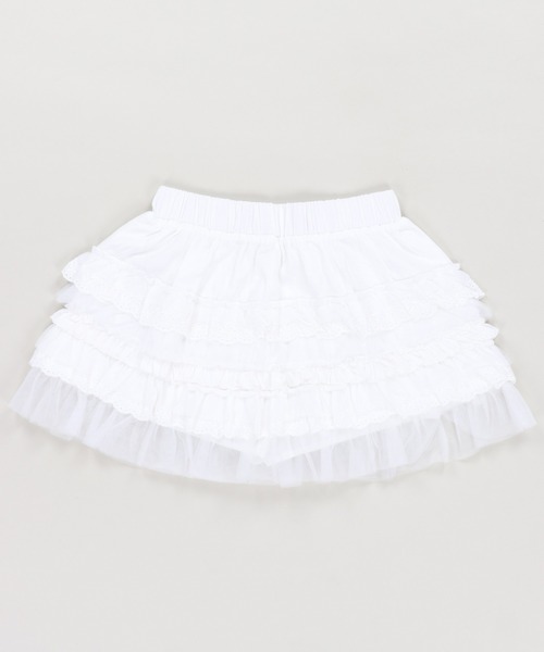 セール】コットンティアードミニスカート/チュール/インナー