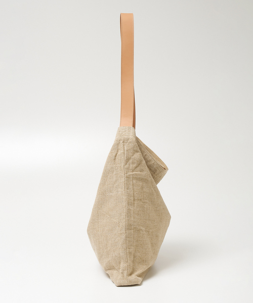 ボタニカルプリントリネントートバッグ（トートバッグ）｜collex