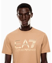 【エンポリオ アルマーニ EA7】Logo Series Tシャツ コットン オーバーサイズロゴ