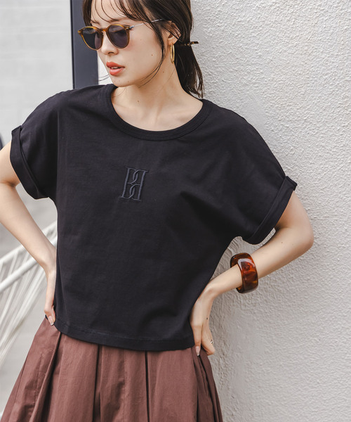 Noble(ノーブル)の「BY MALENE BIRGER/バイマレーネビルガーTシャツ(Tシャツ/カットソー・レディース・アイボリー/ブラック・X-SMALL)」の4枚目の写真