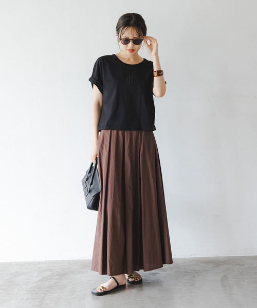 Noble(ノーブル)の「BY MALENE BIRGER/バイマレーネビルガーTシャツ(Tシャツ/カットソー・レディース・アイボリー/ブラック・X-SMALL)」の5枚目の写真