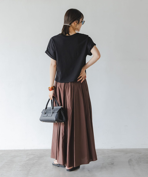 Noble(ノーブル)の「BY MALENE BIRGER/バイマレーネビルガーTシャツ(Tシャツ/カットソー・レディース・アイボリー/ブラック・X-SMALL)」の6枚目の写真