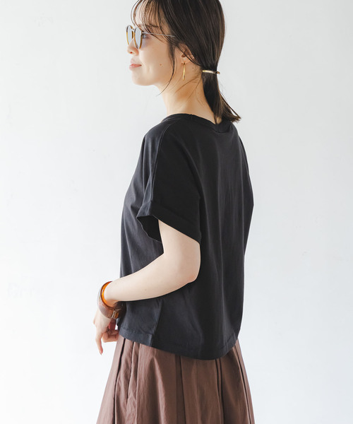 Noble(ノーブル)の「BY MALENE BIRGER/バイマレーネビルガーTシャツ(Tシャツ/カットソー・レディース・アイボリー/ブラック・X-SMALL)」の8枚目の写真