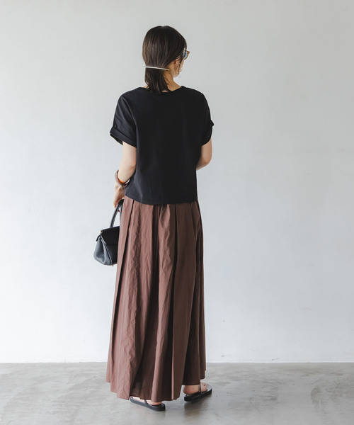 Noble(ノーブル)の「BY MALENE BIRGER/バイマレーネビルガーTシャツ(Tシャツ/カットソー・レディース・アイボリー/ブラック・X-SMALL)」の12枚目の写真