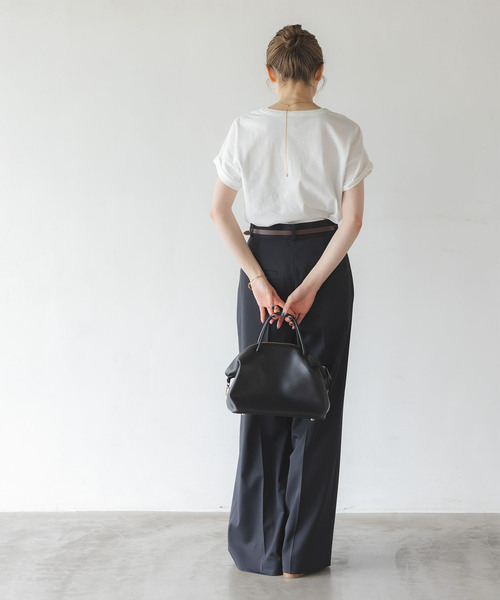 Noble(ノーブル)の「BY MALENE BIRGER/バイマレーネビルガーTシャツ(Tシャツ/カットソー・レディース・アイボリー/ブラック・X-SMALL)」の22枚目の写真