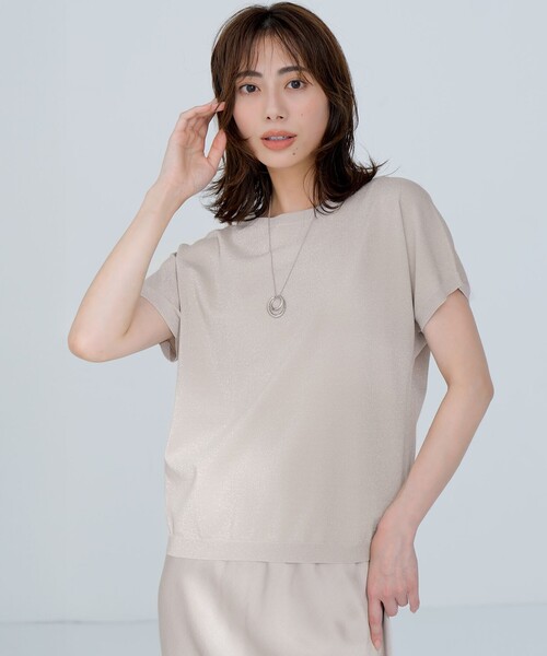 23区（ニジュウサンク）の「【洗える】テクスチャーサテン ナロー スカート（スカート・レディース・ベージュ系/グレー系・36/38/40）」の20枚目の写真