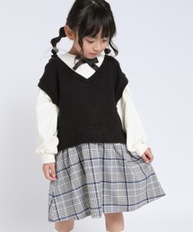 AIMABLE（エマーブル）の「スクールガール風ドッキングワンピース（ワンピース）」