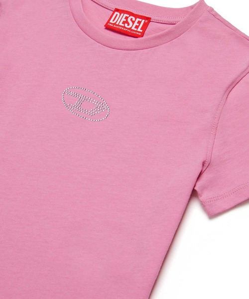 DIESELディーゼル　リブカットソー　Sサイズ セール】DIESEL（ディーゼル）Kids & Junior ブランドロゴ半袖T