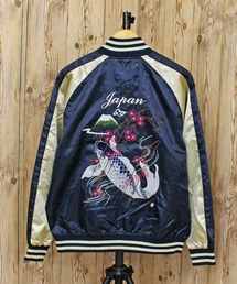 スカジャン鯉 孔雀