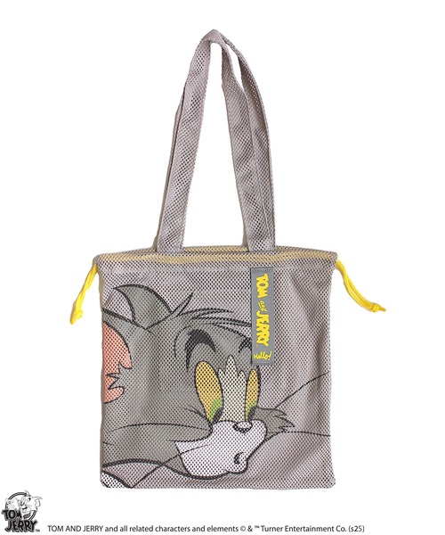 Tom&Jerry(トムアンドジェリー)の「【公式】TOM and JERRY ハローメッシュトートバッグ(トートバッグ・レディース・ライトイエロー/グレー/ブルー/レッド・FREE)」の1枚目の写真