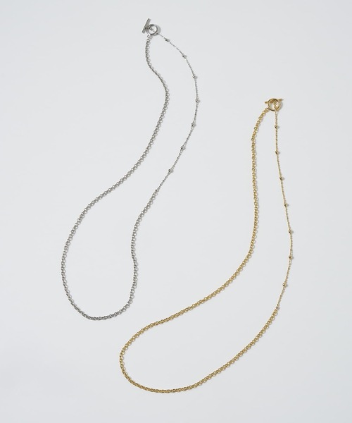collex（コレックス）の「【dignif】【金属アレルギー対応】ミックスチェーン2WAYネックレス（ネックレス・レディース・ゴールド/シルバー/その他/その他1・フリー）」の8枚目の写真
