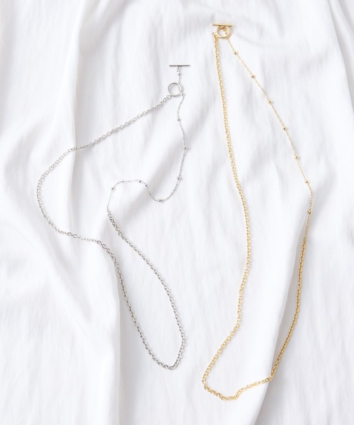 collex（コレックス）の「【dignif】【金属アレルギー対応】ミックスチェーン2WAYネックレス（ネックレス・レディース・ゴールド/シルバー/その他/その他1・フリー）」の7枚目の写真
