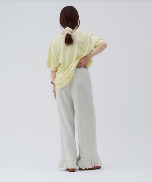 w closet(ダブルクローゼット)の「【25AW】アイスプリントBIGTee(Tシャツ/カットソー・レディース・アイボリー/ピンク/イエロー・FREE)」の9枚目の写真