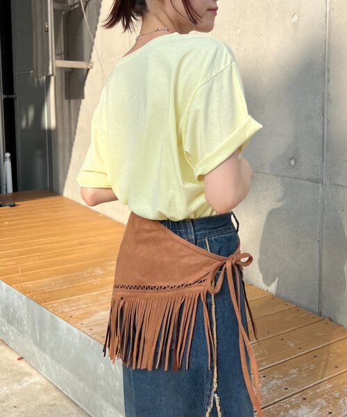 w closet(ダブルクローゼット)の「【25AW】アイスプリントBIGTee(Tシャツ/カットソー・レディース・アイボリー/ピンク/イエロー・FREE)」の13枚目の写真