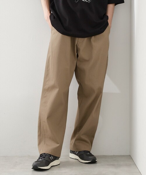 THE SHOP TK (ザ ショップ ティーケー )の「ツイルチノワイドパンツ(その他パンツ・メンズ・チャコールグレー/サンドベージュ・02/03/04)」の1枚目の写真