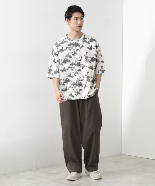 THE SHOP TK (ザ ショップ ティーケー )の「ツイルチノワイドパンツ(その他パンツ・メンズ・チャコールグレー/サンドベージュ・02/03/04)」の5枚目の写真