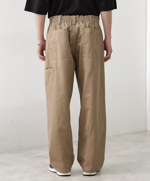 THE SHOP TK (ザ ショップ ティーケー )の「ツイルチノワイドパンツ(その他パンツ・メンズ・チャコールグレー/サンドベージュ・02/03/04)」の13枚目の写真
