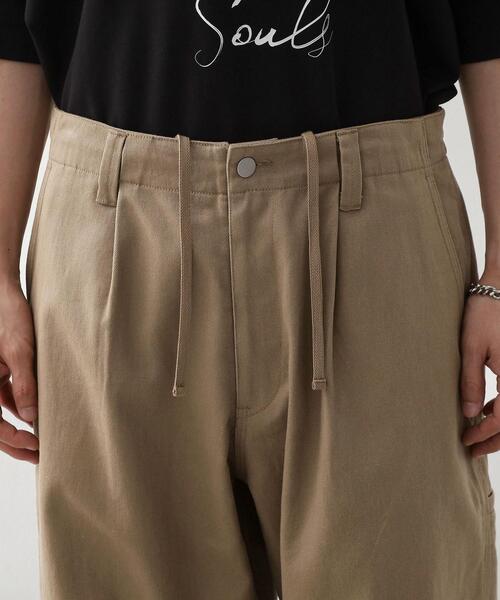 THE SHOP TK (ザ ショップ ティーケー )の「ツイルチノワイドパンツ(その他パンツ・メンズ・チャコールグレー/サンドベージュ・02/03/04)」の14枚目の写真