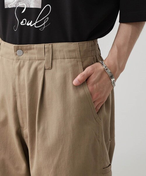 THE SHOP TK (ザ ショップ ティーケー )の「ツイルチノワイドパンツ(その他パンツ・メンズ・チャコールグレー/サンドベージュ・02/03/04)」の15枚目の写真